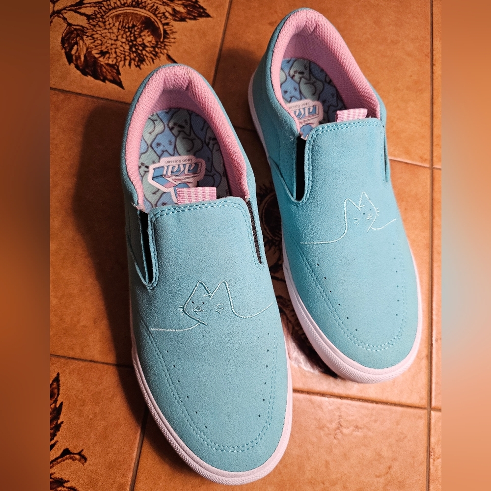Lakai Owen Leon Slip Ons M6.5 W8
